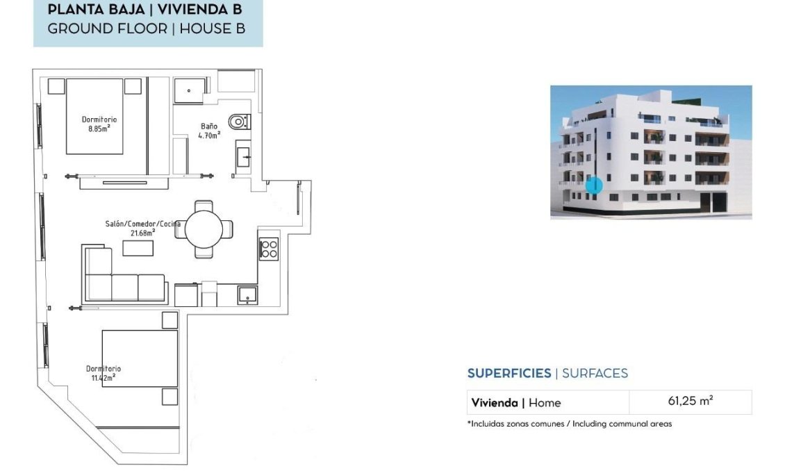 Obra nueva - Apartamento -
Torrevieja - pueblo