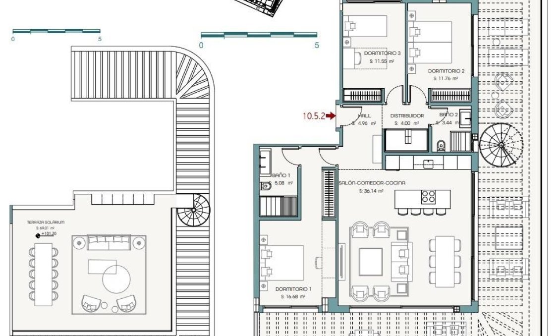 Neue Gebäude - Penthouse -
Estepona - Las Mesas