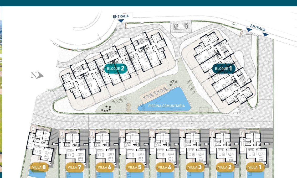 Neue Gebäude - Wohnung -
Los Alcazares - Serena Golf