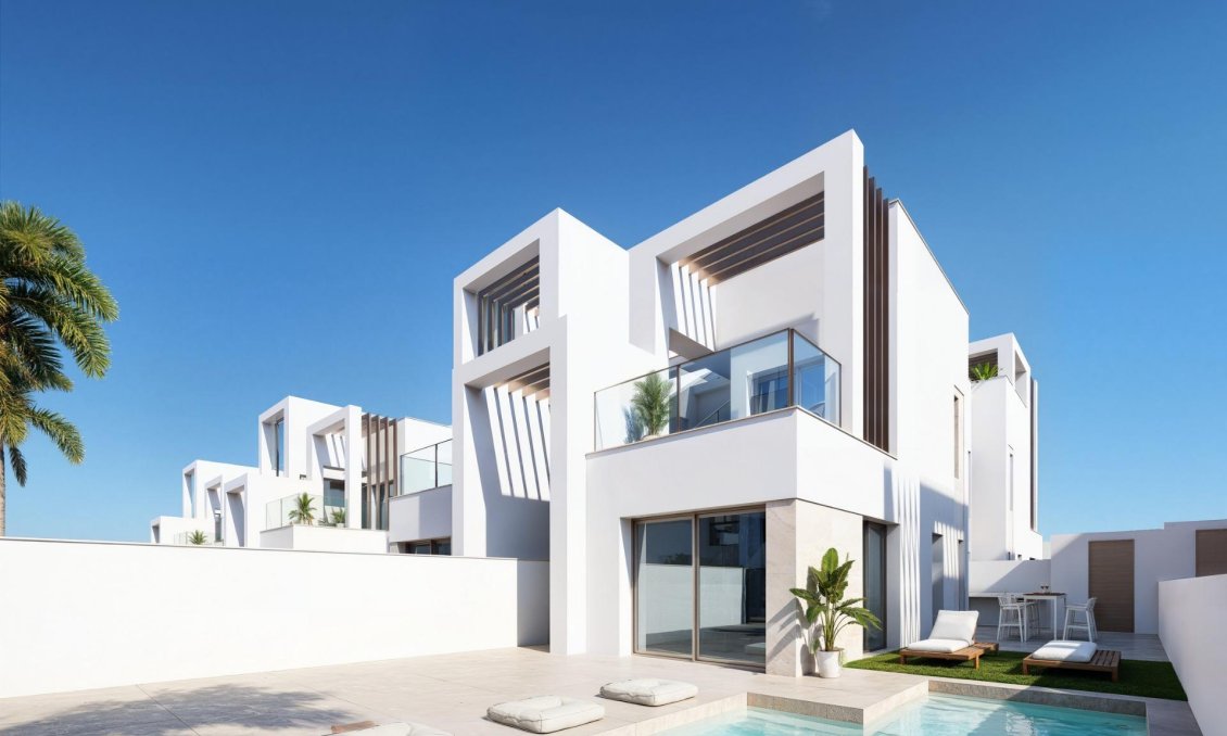 Obra nueva - Villa -
Los Alcazares - Serena Golf