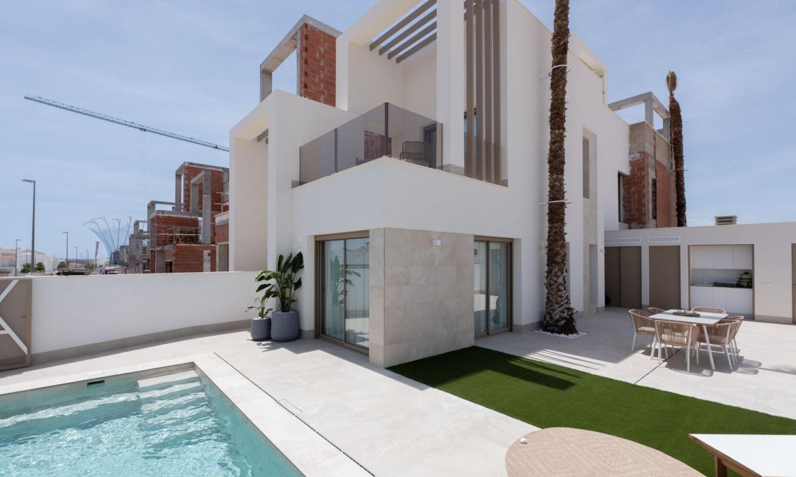 Obra nueva - Villa -
Los Alcazares - Serena Golf