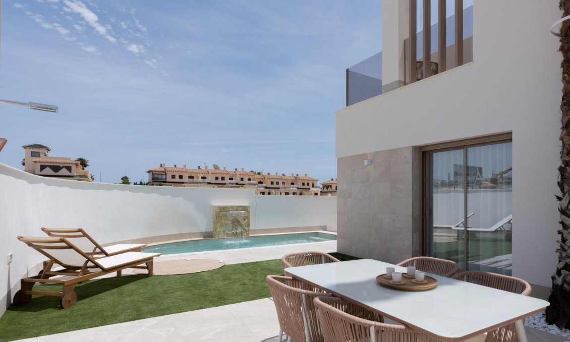 Obra nueva - Villa -
Los Alcazares - Serena Golf