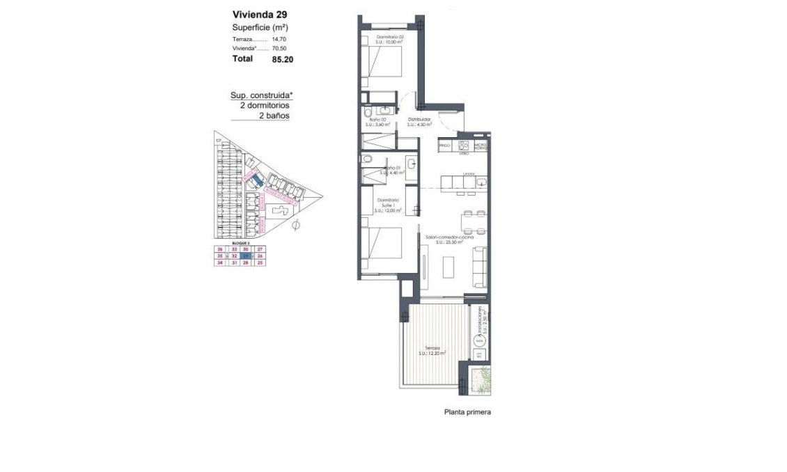 Nouvelle construction - Appartement -
Los Alcazares - Serena Golf