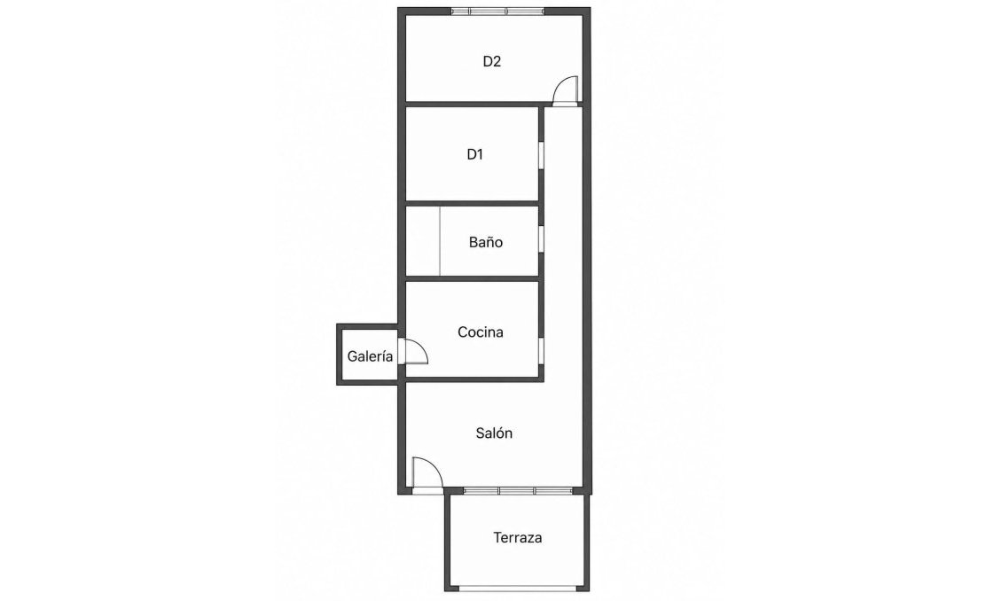 Wiederverkauf - Wohnung -
Torrevieja - Playa del Cura