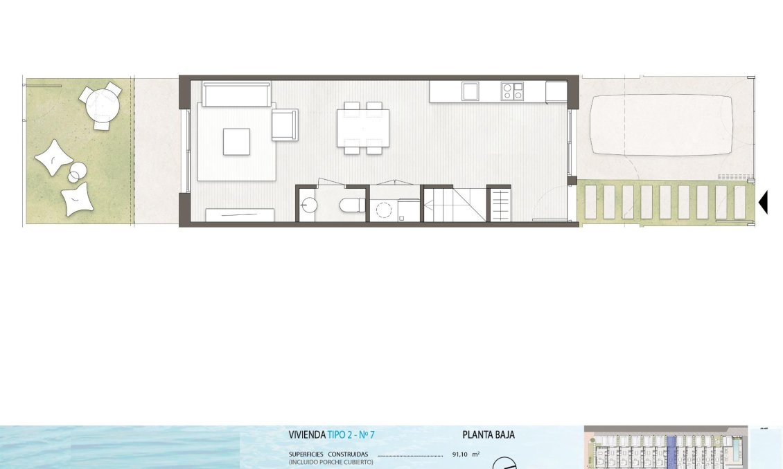 Obra nueva - Adosado -
Pilar de la Horadada - pueblo