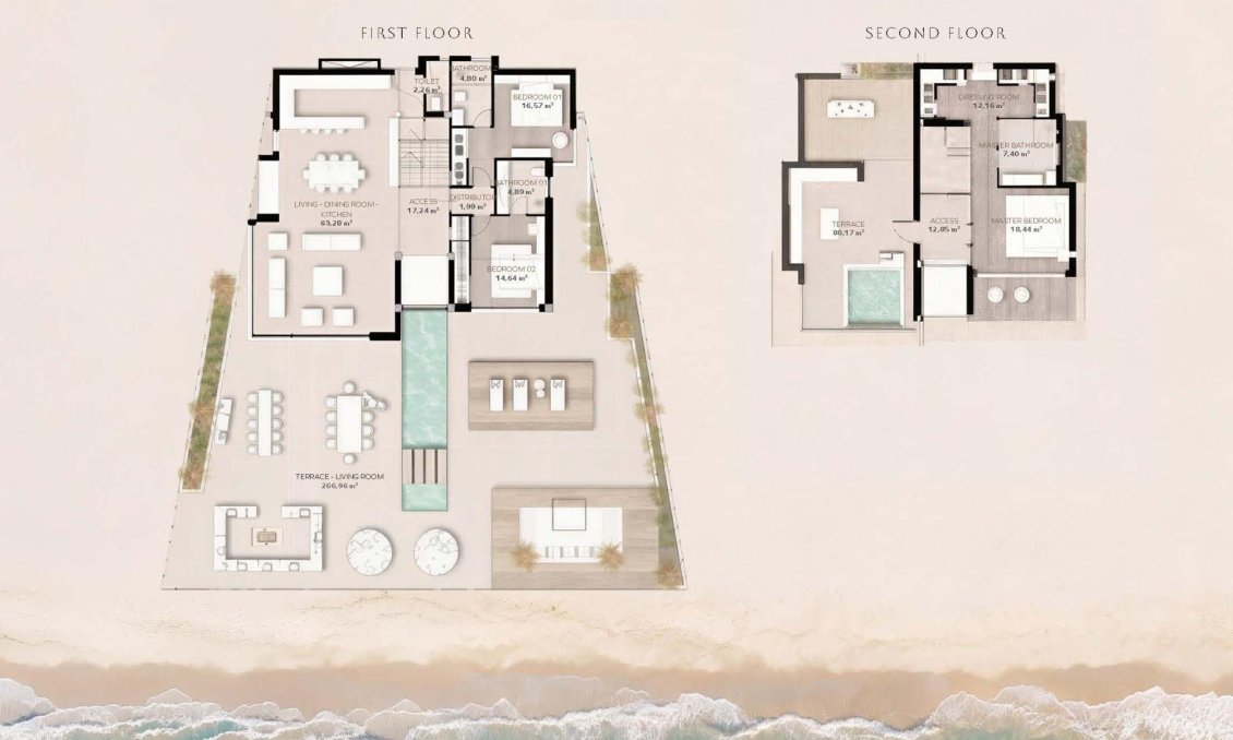 Új építésű - Tetőtéri lakás -
Estepona - Playa del Cristo