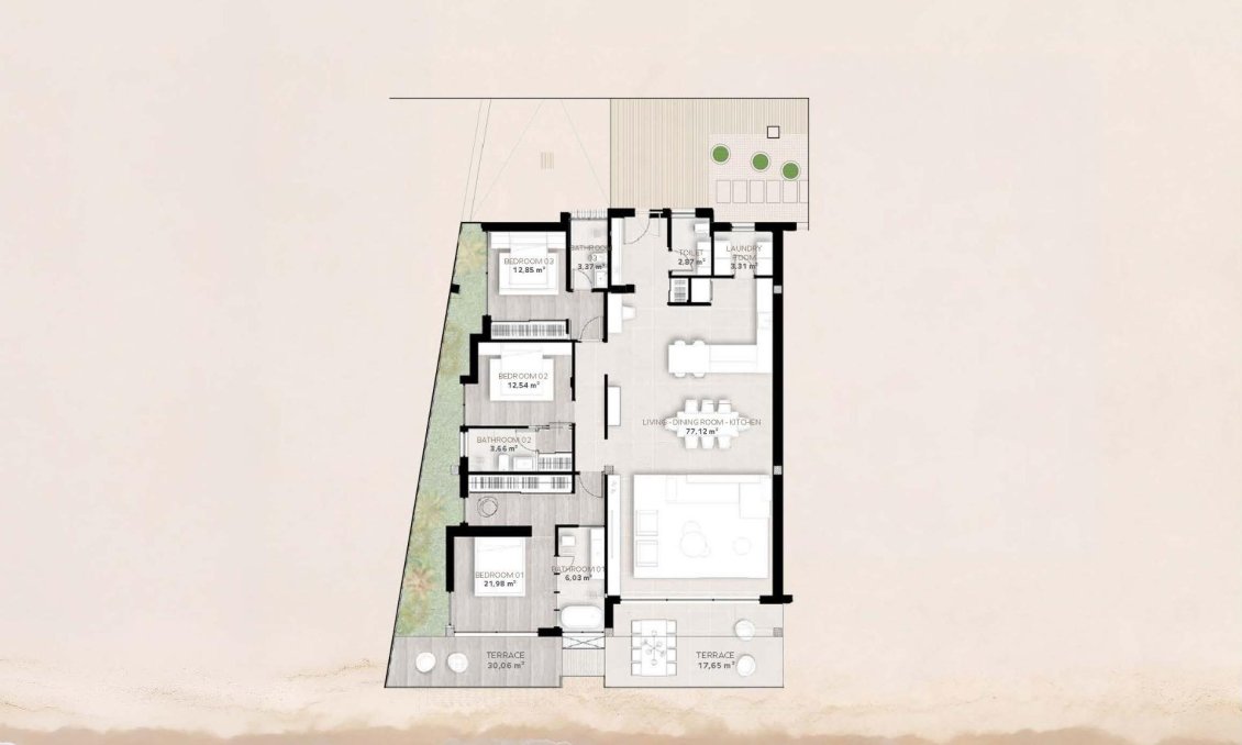 Új építésű - Apartman -
Estepona - Playa del Cristo