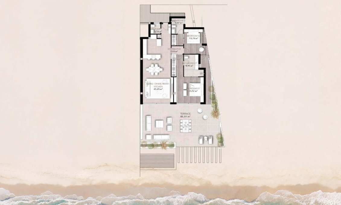 Obra nueva - Apartamento -
Estepona - Playa del Cristo