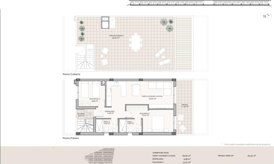 Nouvelle construction - Attique -
Pulpi - Aguilón Golf