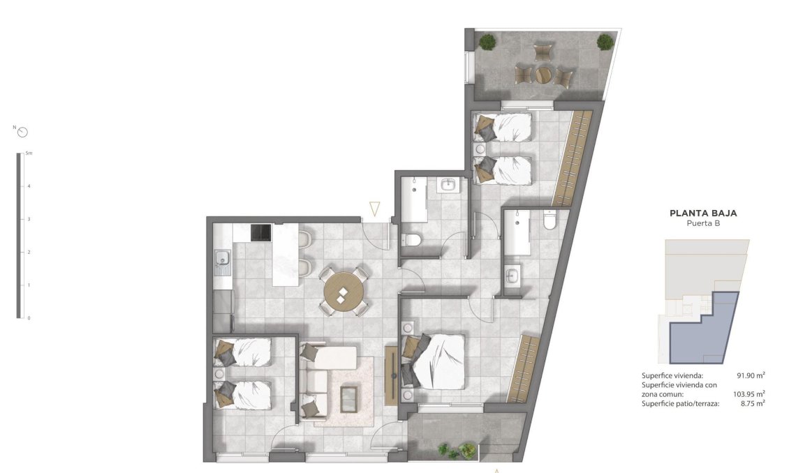 Neue Gebäude - Wohnung -
Guardamar del Segura - Pueblo