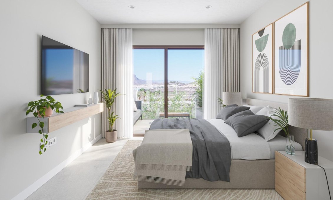 Obra nueva - Villa -
Puerto de Mazarron - Caleñares