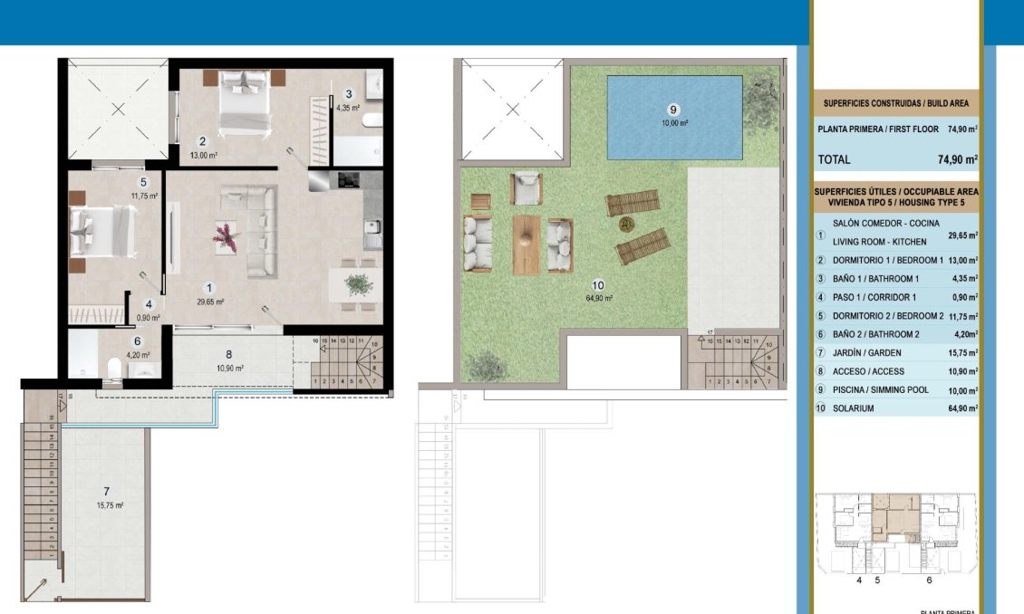 Obra nueva - Bungalow -
San Pedro del Pinatar - Lo Pagan