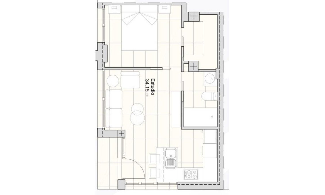 Obra nueva - Apartamento -
San Javier - pueblo