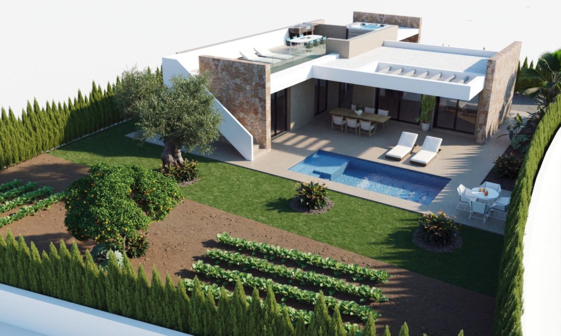 Obra nueva - Villa -
Fuente Álamo - Hacienda del Alamo
