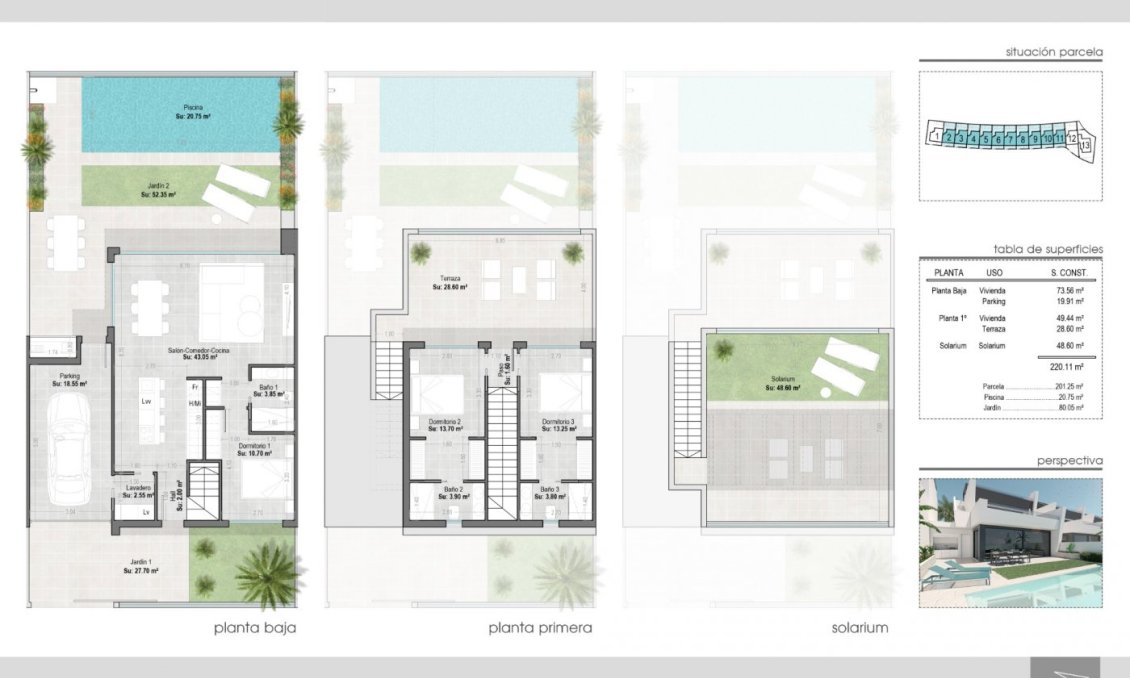 Obra nueva - Adosado -
San Javier - Santiago De La Ribera